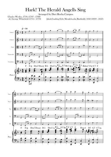 Hark! The Herald Angells Sing (arr. Davi Rocha Campos)