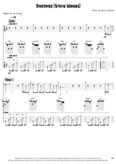 Overjoyed (arr. Joe Moreg)