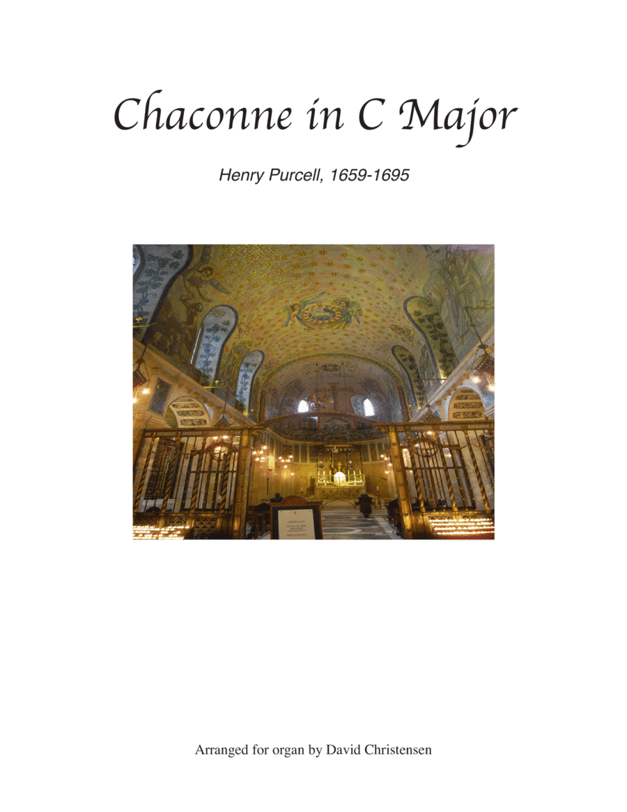 Chaconne in C Major (arr. David Christensen)