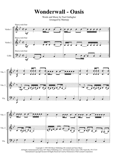 Wonderwall (arr. Marmpy)