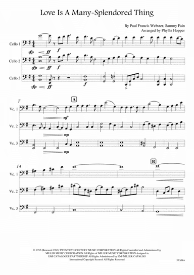 Love Is A Many-splendored Thing (arr. Phyllis Hopper)
