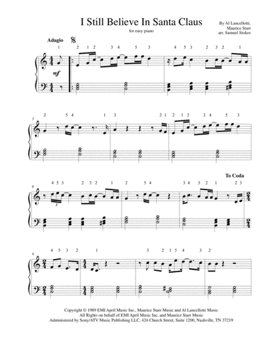 I Still Believe In Santa Claus (arr. Samuel Stokes)