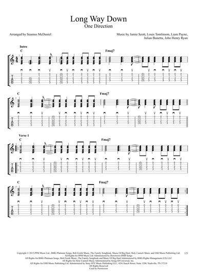 Long Way Down (arr. Seamus McDaniel)