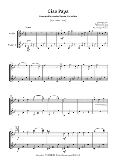 Ciao Papa (arr. Henrique Oliveira)