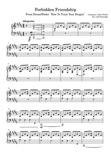 Forbidden Friendship (arr. Jed Partridge)