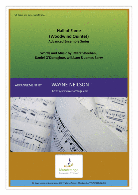 Hall Of Fame (arr. Wayne Neilson (APRA/AMCOS/MAGA))