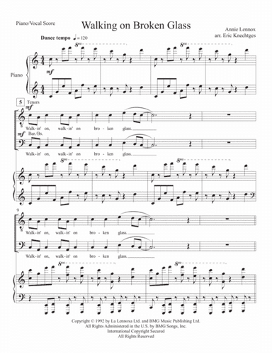 Walking On Broken Glass (arr. Eric Knechtges)