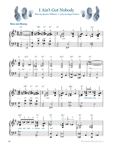 I Ain't Got Nobody (arr. Gaili Schoen for TheMusicRemedy.com)