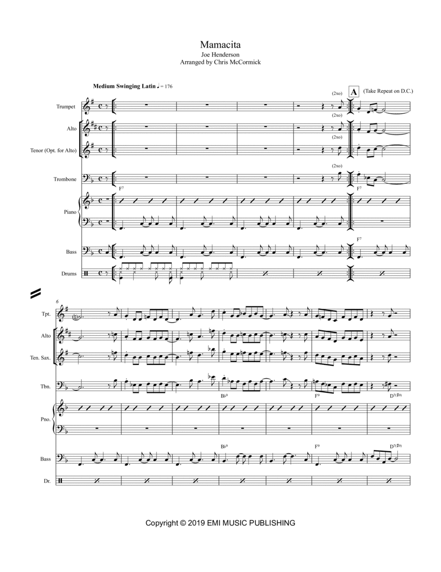 Mamacita (arr. Chris McCormick)