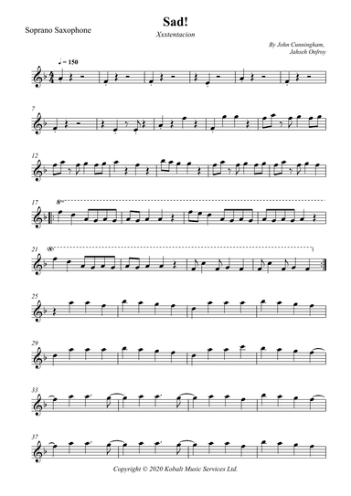 Sad! (arr. Wesley S. SIlva)