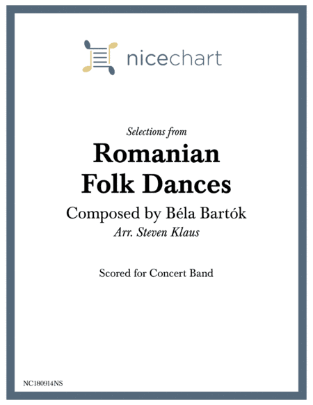 (Selections from) Romanian Folk Dances - Score & Parts (arr. Steven Klaus)