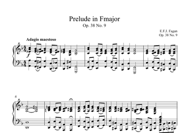 Prelude in F major Op. 38 No. 9