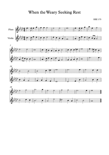 When the Weary Seeking Rest (arr. Angie Wiranata)