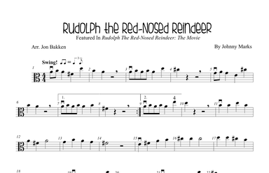 Rudolph The Red-nosed Reindeer (arr. Jon Bakken)