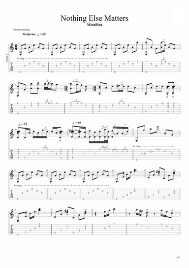Nothing Else Matters (arr. Hugo Neves)