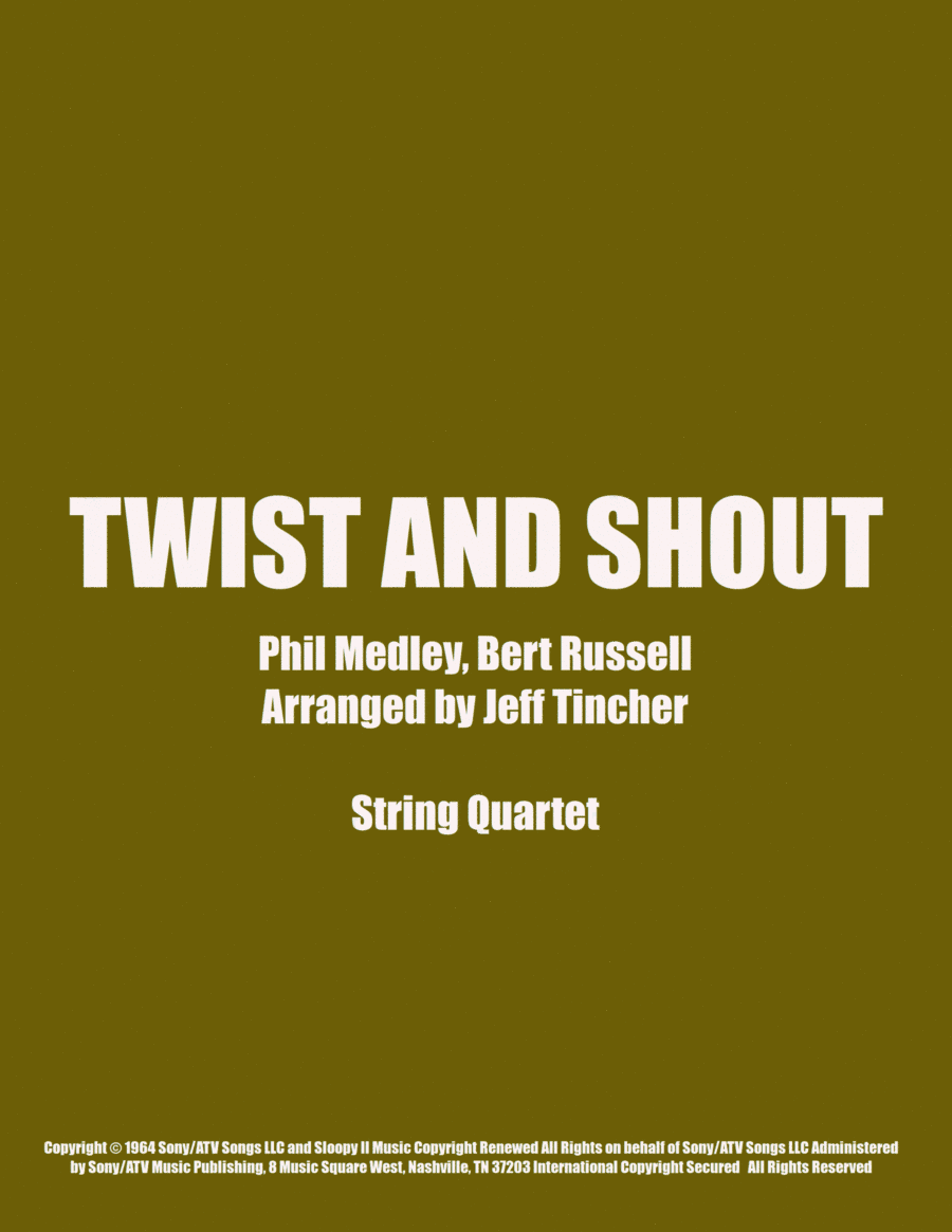 Twist And Shout (arr. Jeff Tincher)