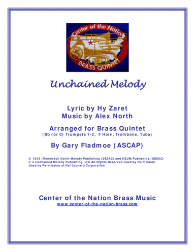 Unchained Melody (arr. Gary Fladmoe (ASCAP))