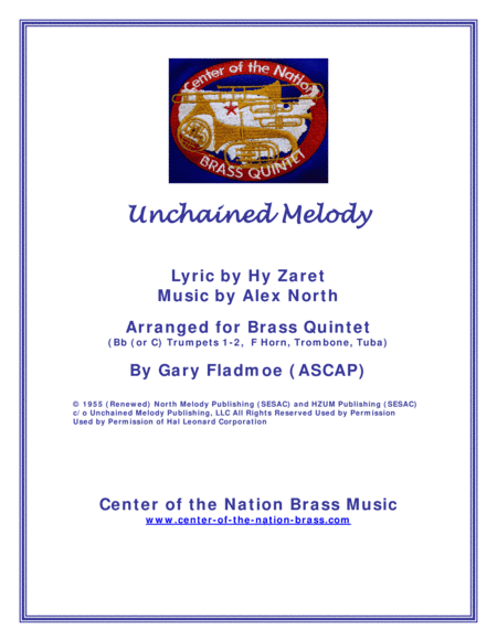 Unchained Melody (arr. Gary Fladmoe (ASCAP))
