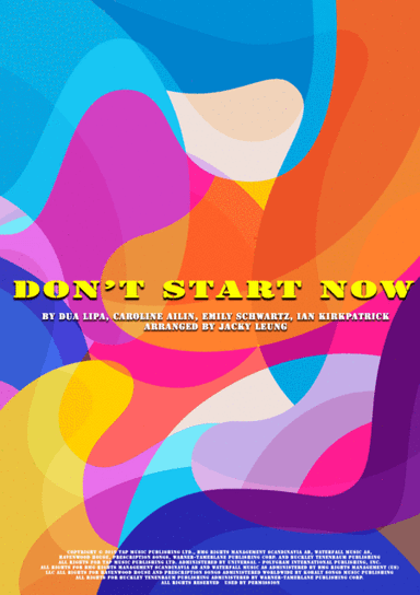 Don't Start Now (arr. Jacky Leung)