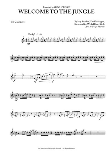 Welcome To The Jungle (arr. Diego Marani)