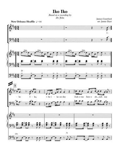 Iko Iko (arr. Jamie Dyer)