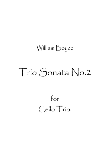 Trio Sonata No.2 (arr. Spencer Bundy)