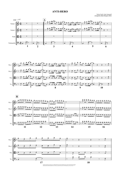 Anti-hero (arr. Sidnei Borgani)