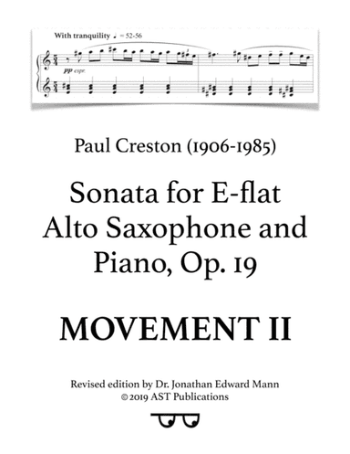 Saxophone Sonata (arr. AST Publications)