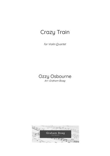Crazy Train (arr. Graham Boag)