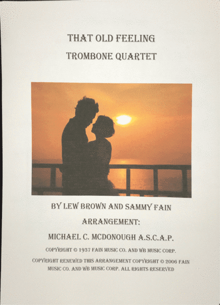 That Old Feeling (arr. Michael C. McDonough A.S.C.A.P.)