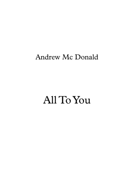 All To You
