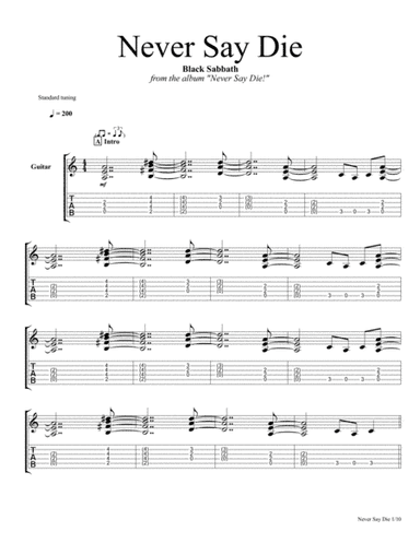 Never Say Die (arr. Angel V. Fortiz)
