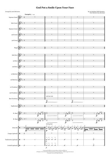 God Put A Smile Upon Your Face (arr. Jared McCunnie)