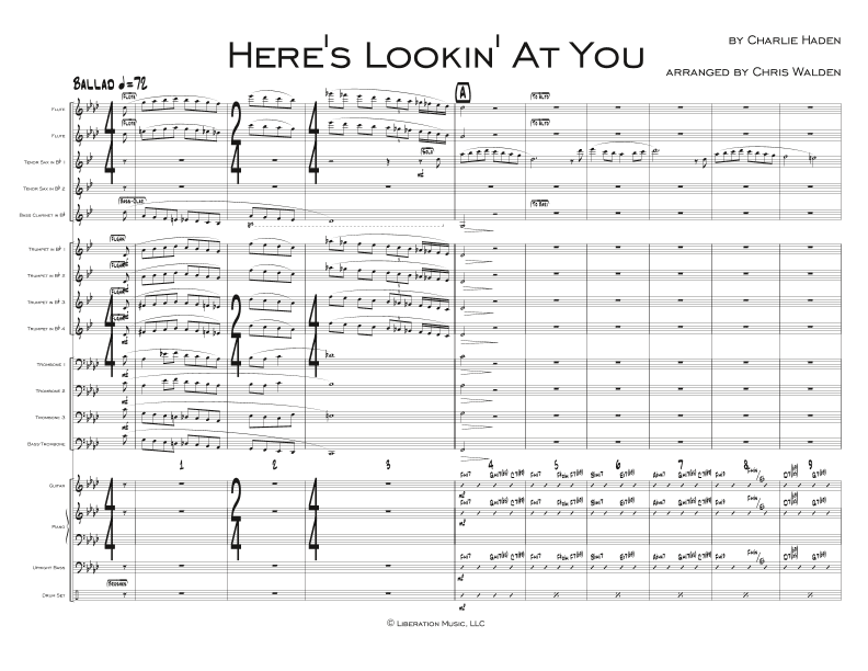 Here S Looking At You (arr. Chris Walden)