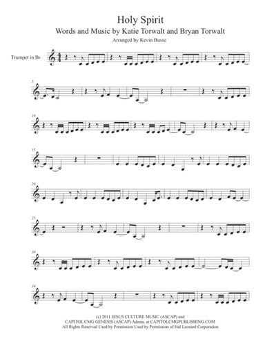 Holy Spirit (arr. Kevin Busse)