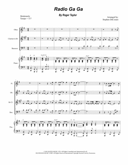 Radio Ga Ga (arr. Stephen DeCesare)