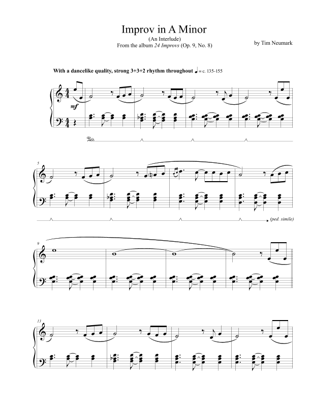 Improv in A Minor (An Interlude)