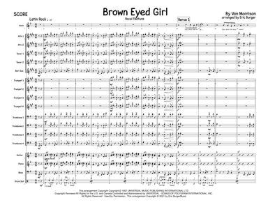 Brown Eyed Girl (arr. Eric Burger Music)