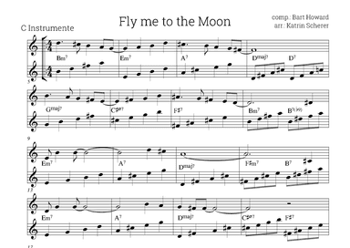 Fly Me To The Moon (in Other Words) (arr. Katrin Scherer)