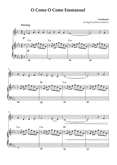 O Come O Come Emmanuel (arr. Kaiserin Rebecca)