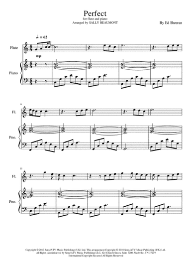 Perfect (arr. Sally Beaumont)