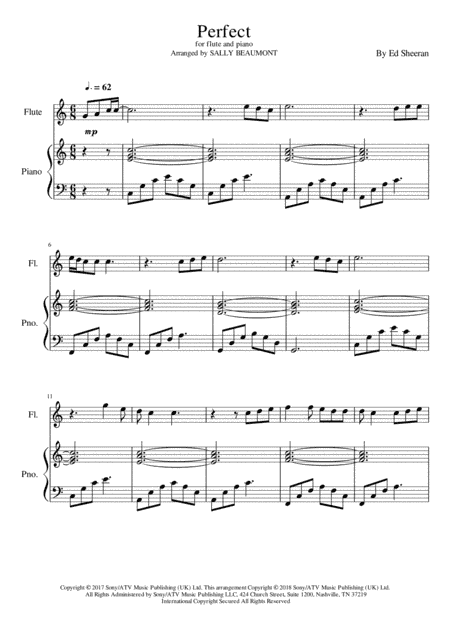 Perfect (arr. Sally Beaumont)