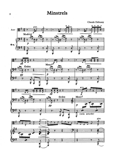 Minstrels (arr. Unknown)