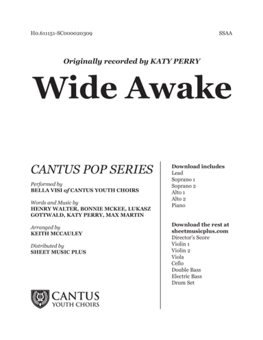 Wide Awake (arr. Keith McCauley)