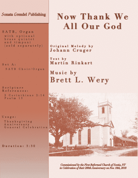 Now Thank We All Our God: Set A (arr. Brett L. Wery)