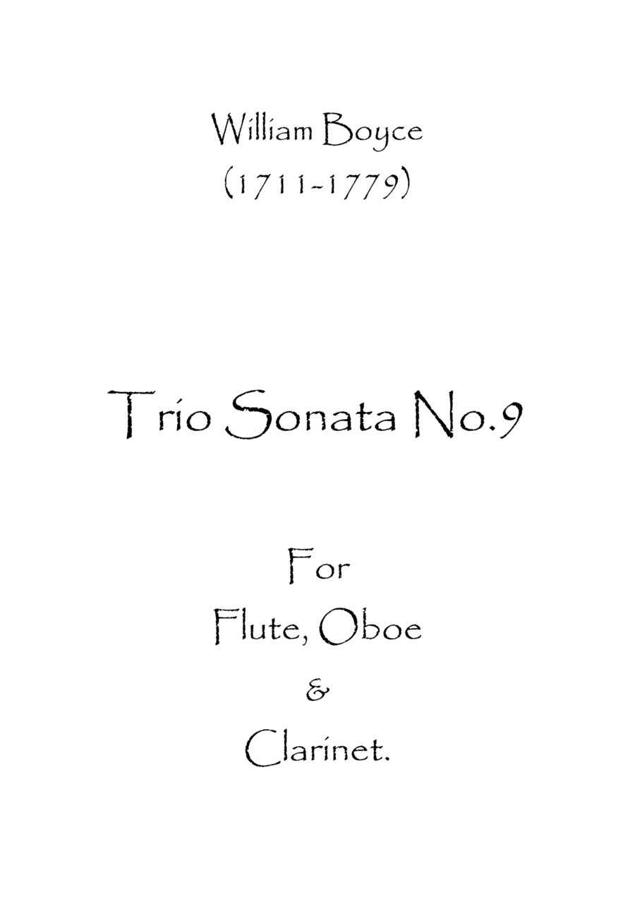 Trio Sonata No.9 (arr. Spence Bundy)