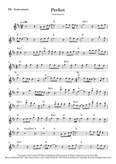 Perfect (arr. Fabio Eduardo de Oliveira)