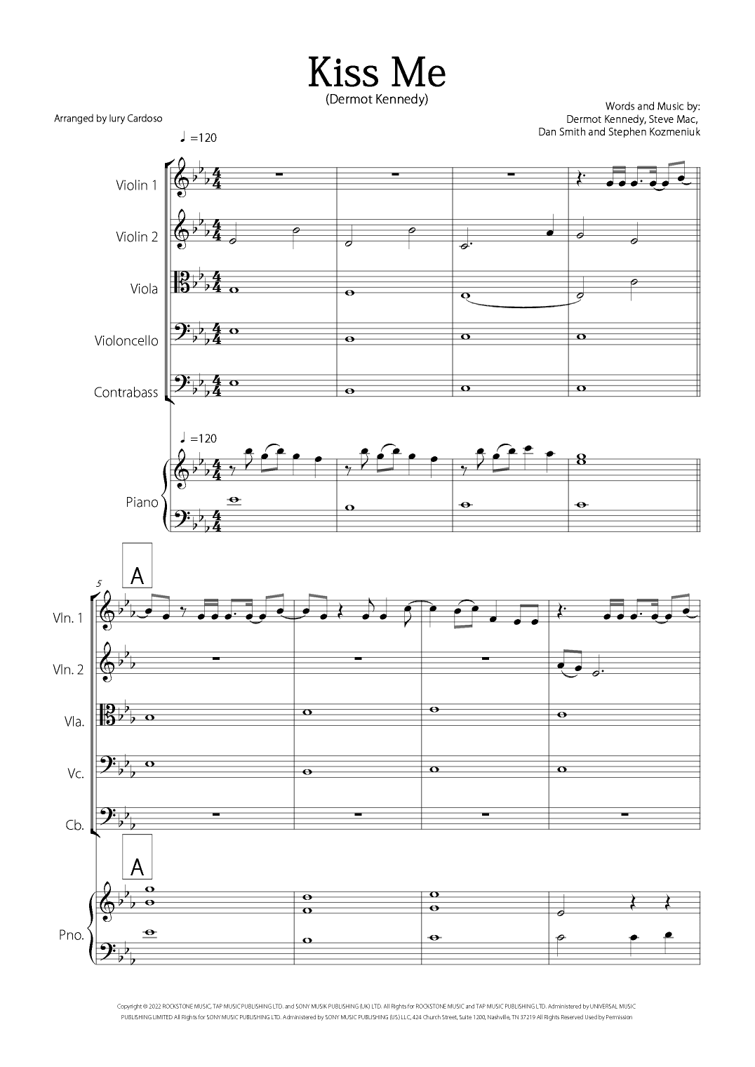 Kiss Me (arr. Iury Cardoso)