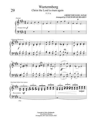 Wurtemberg (arr. Enoch Kwasi Boahen)