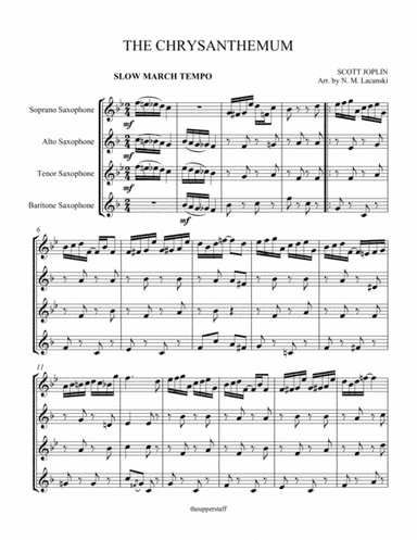 The Chrysanthemum (arr. Nick Lacanski)